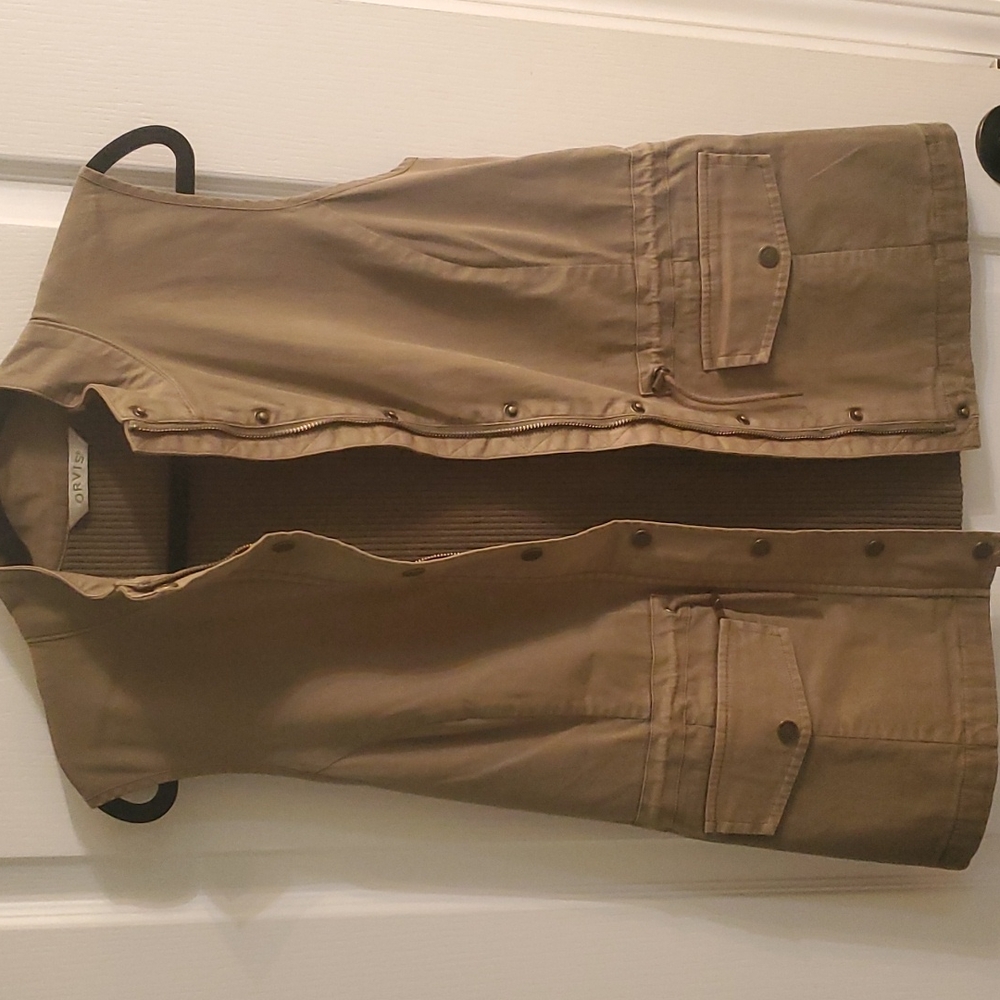 Orvis vest, womens, medium, Green